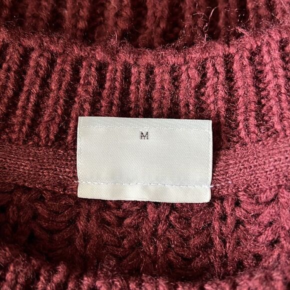 Noisy May Burgundy Crew Neck Sweater Size M - Picture 8 of 10